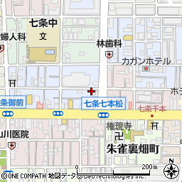 京都府京都市下京区西七条北東野町98周辺の地図