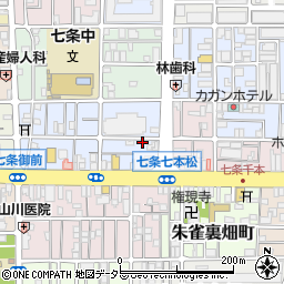 京都府京都市下京区西七条北東野町100周辺の地図