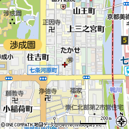 京都府京都市下京区新日吉町135-14周辺の地図