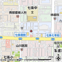 京都府京都市下京区西七条北東野町38周辺の地図