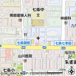 京都府京都市下京区西七条北東野町37周辺の地図