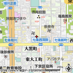 京都府京都市下京区福本町413周辺の地図