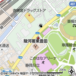 ソフトバンクテレビ静岡前周辺の地図