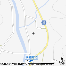 愛知県新城市玖老勢外貝津周辺の地図