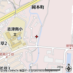 滋賀県草津市岡本町1090-25周辺の地図