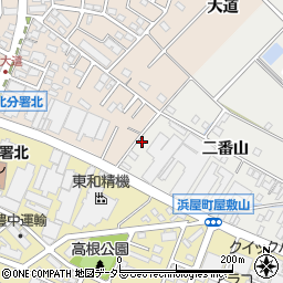 愛知県安城市浜屋町屋敷山35周辺の地図