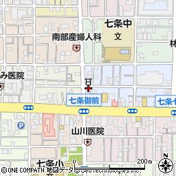 京都府京都市下京区西七条北東野町6周辺の地図