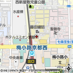 ハローワーク京都七条労働課周辺の地図