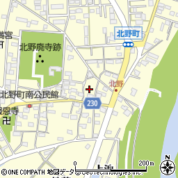 愛知県岡崎市北野町東山103周辺の地図
