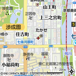 京都府京都市下京区新日吉町135-4周辺の地図
