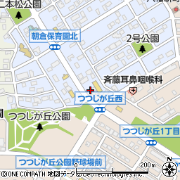 カフェレスト ロダン 朝倉店周辺の地図