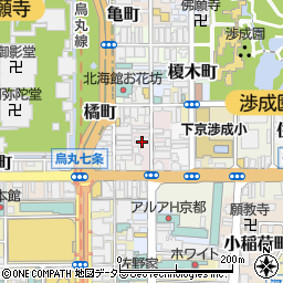 京都府京都市下京区飴屋町周辺の地図