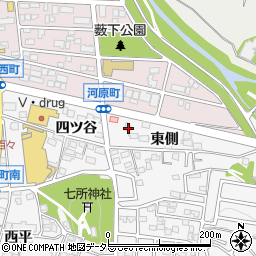 愛知県岡崎市百々町東側28周辺の地図