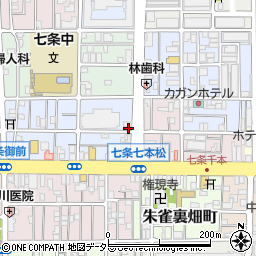 京都府京都市下京区西七条北東野町97周辺の地図