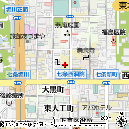 京都府京都市下京区福本町417周辺の地図