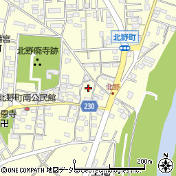 愛知県岡崎市北野町東山103-3周辺の地図