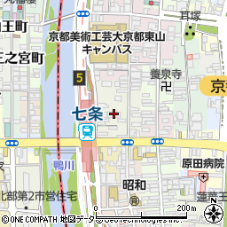 株式会社中谷　鴨川ショールーム周辺の地図