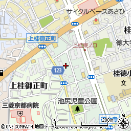 京都府京都市西京区上桂東ノ口町周辺の地図