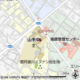 三重県四日市市東阿倉川70周辺の地図