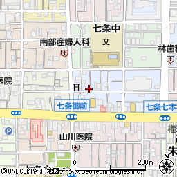 京都府京都市下京区西七条北東野町44周辺の地図