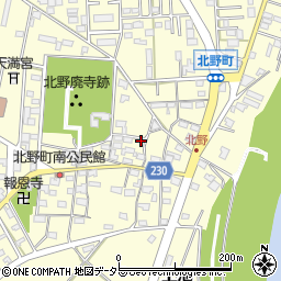 愛知県岡崎市北野町東山146-6周辺の地図