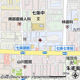 京都府京都市下京区西七条北東野町69周辺の地図