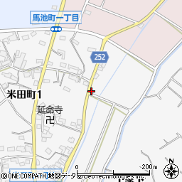 〒474-0043 愛知県大府市米田町の地図