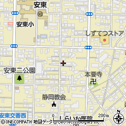 石田節子流　着付け静岡教室周辺の地図