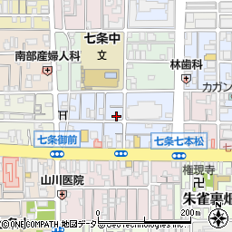 京都府京都市下京区西七条北東野町72周辺の地図