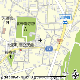 愛知県岡崎市北野町東山146周辺の地図