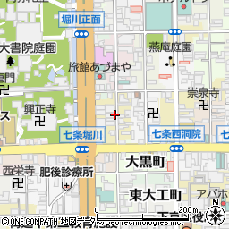 京都府京都市下京区米屋町周辺の地図