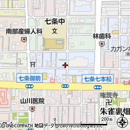 京都府京都市下京区西七条北東野町88周辺の地図