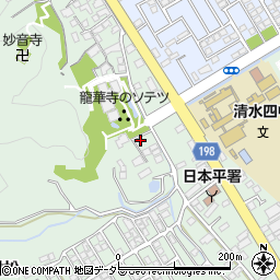 静岡県静岡市清水区村松2077周辺の地図