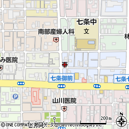 京都府京都市下京区西七条北東野町4周辺の地図