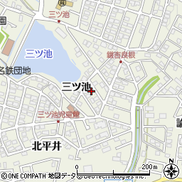 愛知県東海市加木屋町三ツ池11周辺の地図