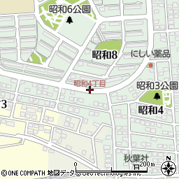 昭和4丁目周辺の地図