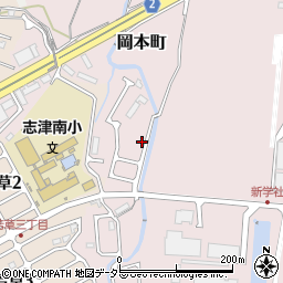 滋賀県草津市岡本町1090-27周辺の地図