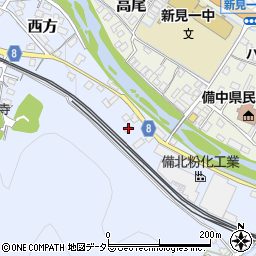 岡山県新見市西方739周辺の地図