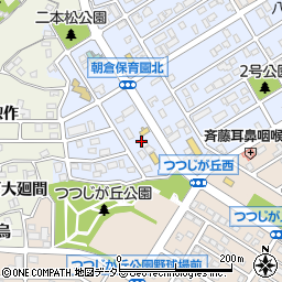 愛知県知多市朝倉町107周辺の地図