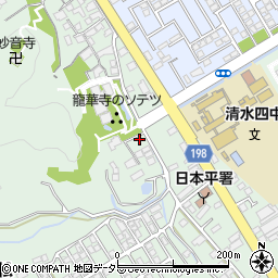 静岡県静岡市清水区村松2076-1周辺の地図