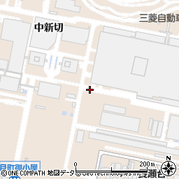 愛知県岡崎市橋目町周辺の地図