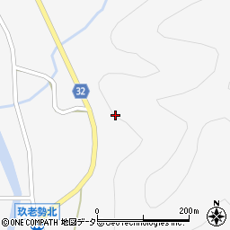 愛知県新城市玖老勢柿ノ久保周辺の地図