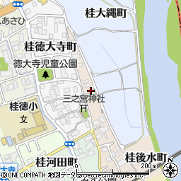 京都府京都市西京区桂徳大寺東町周辺の地図