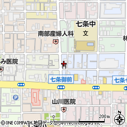 京都府京都市下京区西七条北東野町2周辺の地図