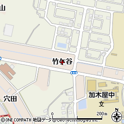 愛知県東海市養父町（竹ケ谷）周辺の地図