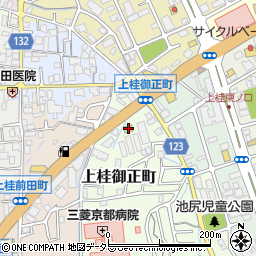 ローソン上桂御正町店周辺の地図