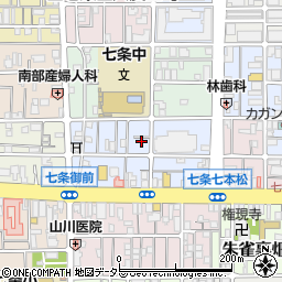 京都府京都市下京区西七条北東野町73周辺の地図
