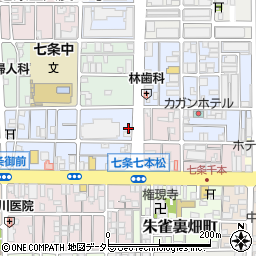 京都府京都市下京区西七条北東野町95周辺の地図