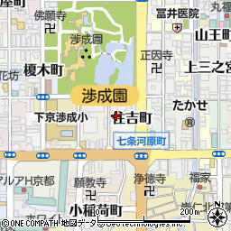 京都府京都市下京区塩屋町周辺の地図