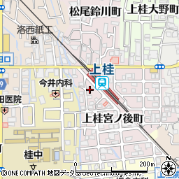 シャンテ上桂周辺の地図
